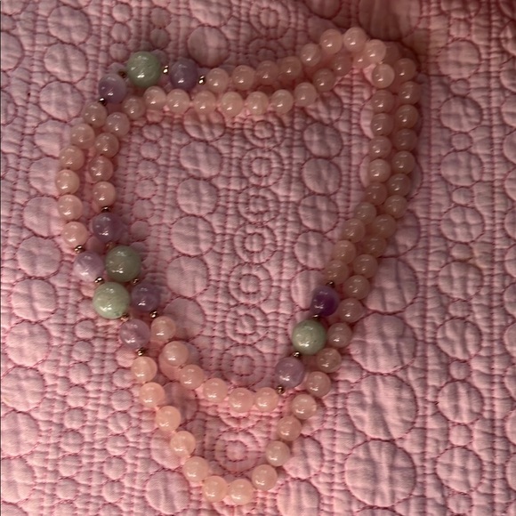 Quartz and Jade Three Necklace Bundle - Picture 4 of 10